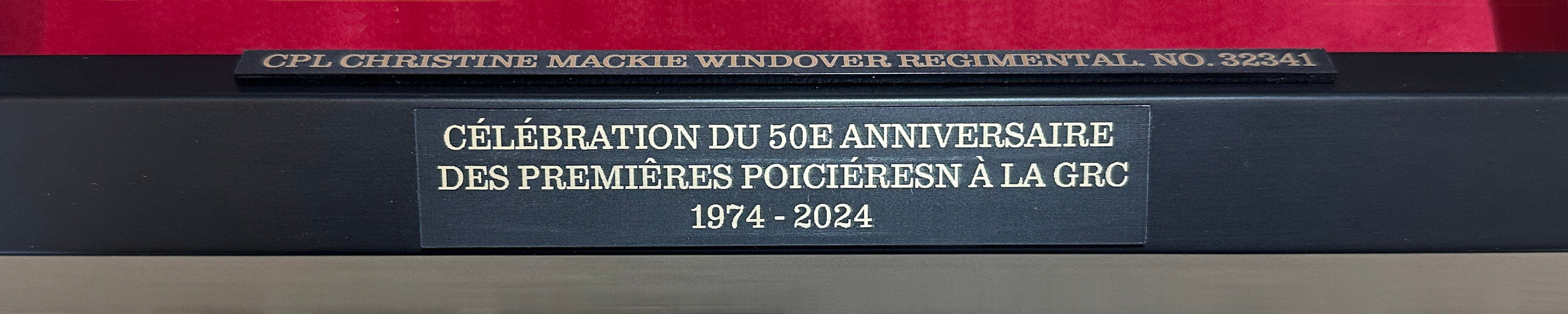 50th Anniversary of Women Police Officers in the RCMP Commemorative Plate