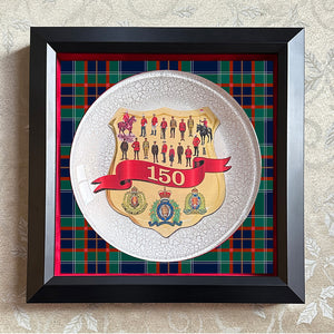 RCMP 150th Anniversary Commemorative Plate by Bonnie Saunders
