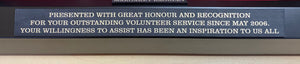 Cadet Corps Tribute Plate (Navy, Army & Air)
